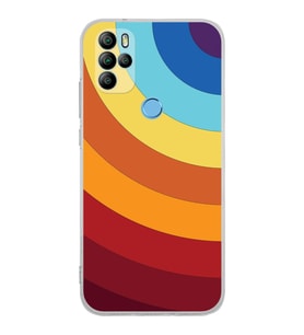 PrintiFy General Mobile GM 21 Pro Uyumlu Kamera Korumalı Renk Cümbüşü A Tasarımlı Şeffaf  Kılıf