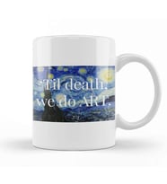 Til Death We Do Art Starry Night 01 Kupa Bardak Porselen