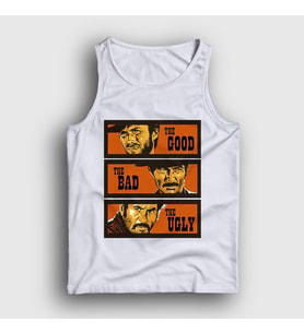 Presmono Unisex Beyaz Trio Film The Good The Bad And The Ugly Atlet 252533tt (Beyaz)