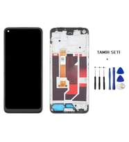 Tkgz - Oppo A96 Uyumlu Lcd Ekran Dokunmatik -A- Kalite FULL ÇITALI + TAMİR SETİ