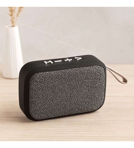 Mini Bluetooth Taşınabilir Hoparlör - USB Şarjlı 3W 300mAh, Mikrofon & SD Kart
