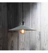 Rsylight Retro Metal Rustik Dekoratif Tekli Beyaz Sarkıt Avize