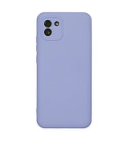 Samsung Galaxy A03 Kılıf Nano içi Kadife Silikon - Lila