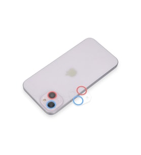 Çınarcık Dev iPhone 14 Plus Renkli Kamera Lens Koruma Cam - Yeşil-Pembe