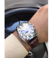 SEWOR WATCH Otomatik Mekanizma Kahverengi Deri Kordon Kol Saati