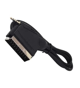 Uydu Alıcısı Kablo 3.5 Mm Stereo Erkek-Scart Kablo 1.2 Metre Uzun
