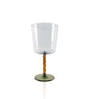 The Mia Line Şarap Kadehi Sarı 300 ml (Şeffaf)