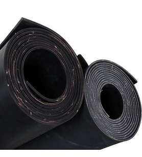 LASTİK LEVHA 8 MM BEZLİ (EN:1 MT BOY:1 MT)