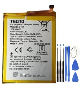 Tecno Camon 11s Pil Batarya Bl-34ct+tamir Seti