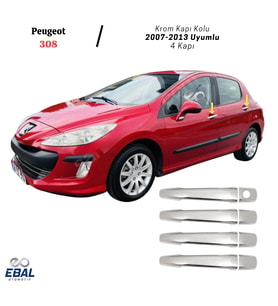 Peugeot 308 Krom Kapı Kolu 4 Kapı 2007-2013 Arası P.çelik