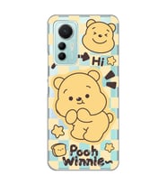 Xiaomi Mi 12 Lite Uyumlu Winnie The Pooh Desenli Şeffaf Telefon Kılıfı