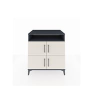 Kronos Şifonyer 4 Raflı 4 Kapaklı 88x59x96 Antrasit-Aytaşı