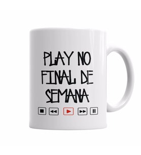 Play No Final De Semana Kupa Bardak Porselen
