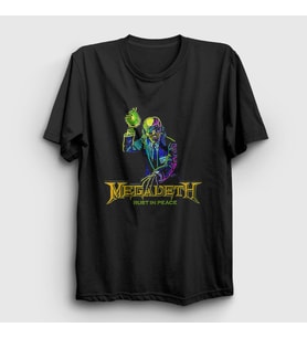 Presmono Unisex Siyah Rust In Peace Megadeth T-Shirt 65858tt