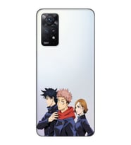 Xiaomi Redmi Note 12 PRO 4G Uyumlu Jujutsu Kaisen Tasarımlı Şeffaf Telefon Kılıfı