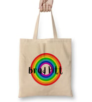 Brad Pitt- Retro Rainbow Style Bez Çanta Uzun Saplı