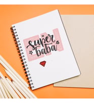 Süper Baba  Tasarımlı Defter