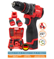 V285 5AH 10MM Demir Red Full Set Brushless Akülü Vidalama
