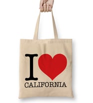 I Heart California Bez Çanta Uzun Saplı