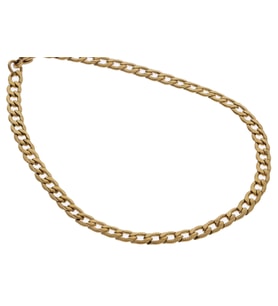 Erkek Gold Renk 4 mm Dalgalı Model Zincir Bileklik