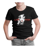 Lady Gaga - Face Siyah Çocuk Tshirt