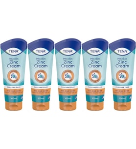 Tena Proskin Çinko Krem 100 ML (Yatan hastalar için Koruyucu - Onarıcı) (5 Li Set)