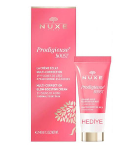 Nuxe Creme Prodigieuse Boost Glow Boosting Cream 40 ml Night Recovery Oil Balm 15 ml HEDİYE