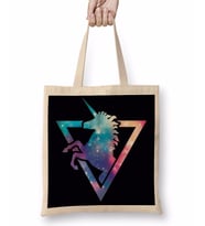 Galaxy Unicorn Bez Çanta Uzun Saplı