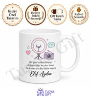 Influencer Hediyesi Kişiye Özel Baskılı Kupa Bardak Hediye Mug