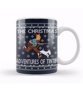 The Christmas Adventures Of Tintin Kupa Bardak Porselen