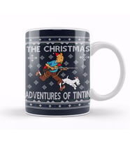 The Christmas Adventures Of Tintin Kupa Bardak Porselen