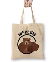 HELP THE BEAR Bez Çanta Uzun Saplı