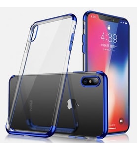 Zore iPhone XS Max ile Uyumlu Glitter Silikon Kılıf Mavi