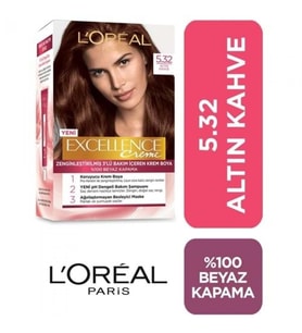 Northcity Excellence Intense 5.32 Altın Kahve Saç Boyası – %100 Beyaz Kapama & Yoğun Işıltı