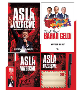 Asla Vazgeçme - Ayraç - Kartpostal - Poster Ve Bak İşte bahar Geldi - Atatürk İmza Baskılı Kalem