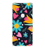 PrintiFy Oppo A5 2020 Uyumlu Retro Color 1 Baskılı Şeffaf Köşe Korumalı Antişok Kılıf