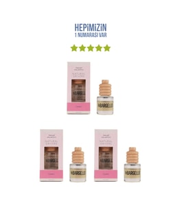3x Çiçeksi Araç Parfümü 8ml Natural Place (Standart)