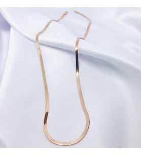 Gökdeniz 925 Rose Italyan Ezme Model Gümüş Kolye