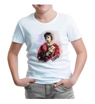 La Casa de Papel - Tokio Mask Beyaz Çocuk Tshirt