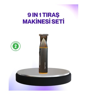 Mey İthalat® 9’u 1 Arada Şarjlı Erkek Bakım Cihazı Saç Sakal Bıyık Ense Trimmer
