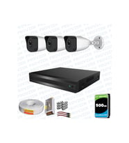 Provzen RV HiLook 3 Kameralı Full HD Geniş Açı Güvenlik Kamerası