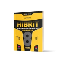 Hız Yayınları 8. Sınıf Matematik Konu Anlatımlı Etkinlikli Hibrit Soru Bankası