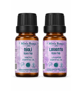 Nioli (Niaouli) & Lavanta Uçucu Yağ Seti – 10 ml x 2 Saf ve Katkısız Aromaterapi Yağları