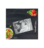 Saban Gri Altın Mermer  Cam Kesme Tahtası - Cam Kesme Tablası  30cm x 40cm
