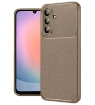 Galaxy A37 5G Auto Focus Karbon Kapak - Kahverengi