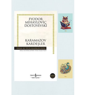 Karamazov Kardeşler - Hasan Ali Yücel Klasikleri - Dostoyevski 9789944880985 Not Defterli Seti (Renksiz)