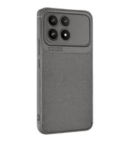 Coverzone Xiaomi Poco F8 Pro Uyumlu TPU Silikon K?l?f, Ultra Slim Fit Karbon Fiber Desenli, Darbe Emici, ?nce ve Hafif, ??k ve Koruyucu (Gri)