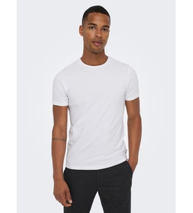 Only & Sons Erkek 2'li Bisiklet Yaka T-shirt - 22021181 (Turuncu)