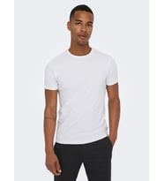 Only & Sons Erkek 2'li Bisiklet Yaka T-shirt - 22021181 (Turuncu)