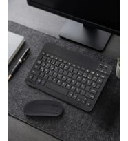 Bluetooth Klavye Mouse Seti Taşınabilir Wireless Bilgisayar Aksesuarı